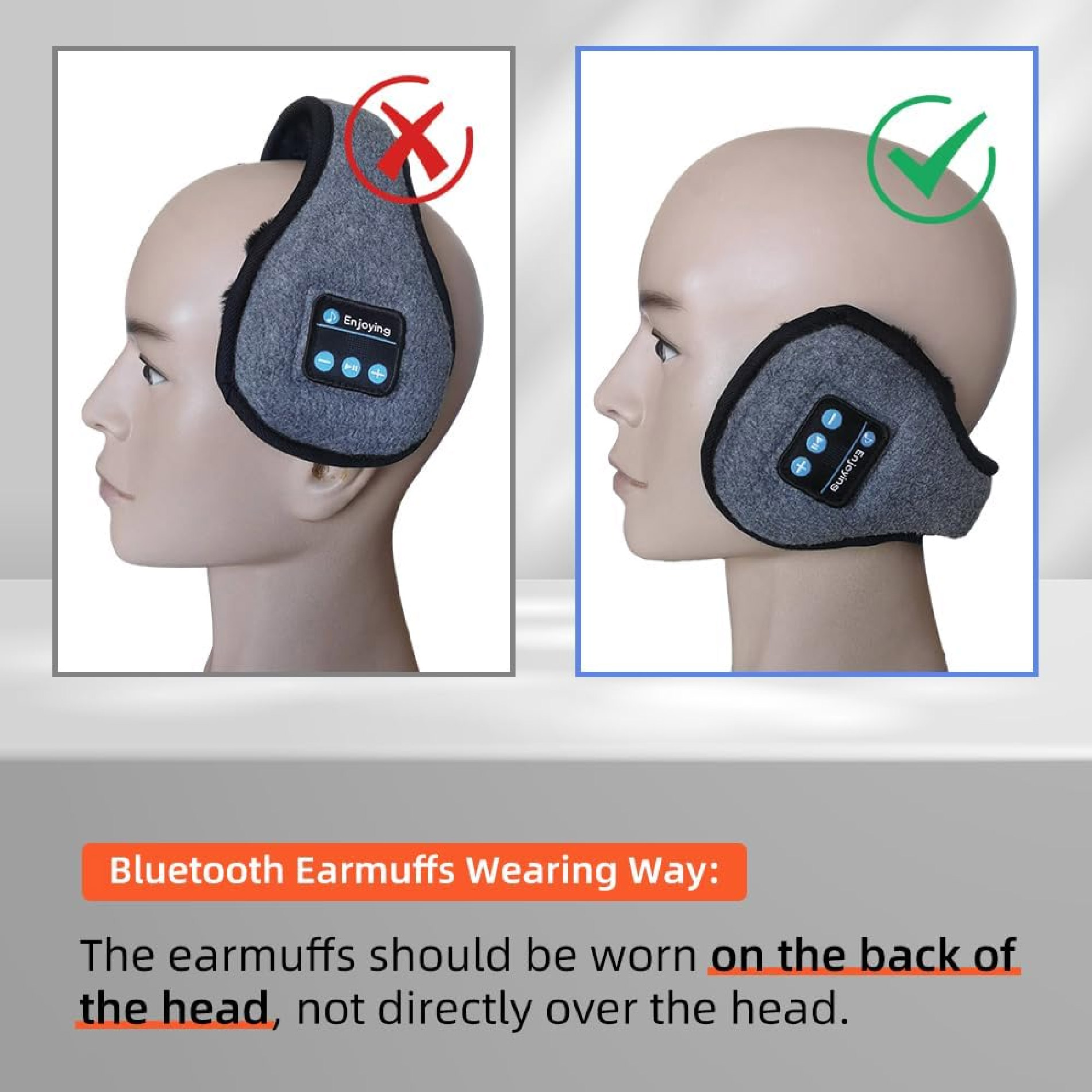 Miniatura 6 de Orejeras Calentadoras Con Auriculares