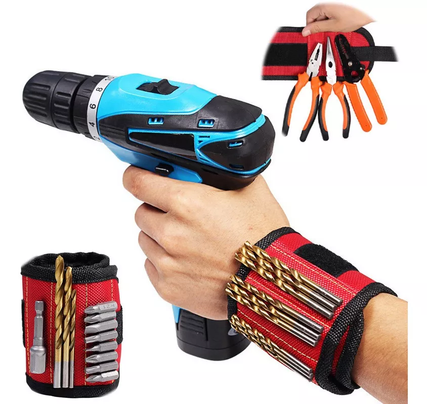Miniatura 5 de Pulsera Muñequera Magnetica Porta Herram