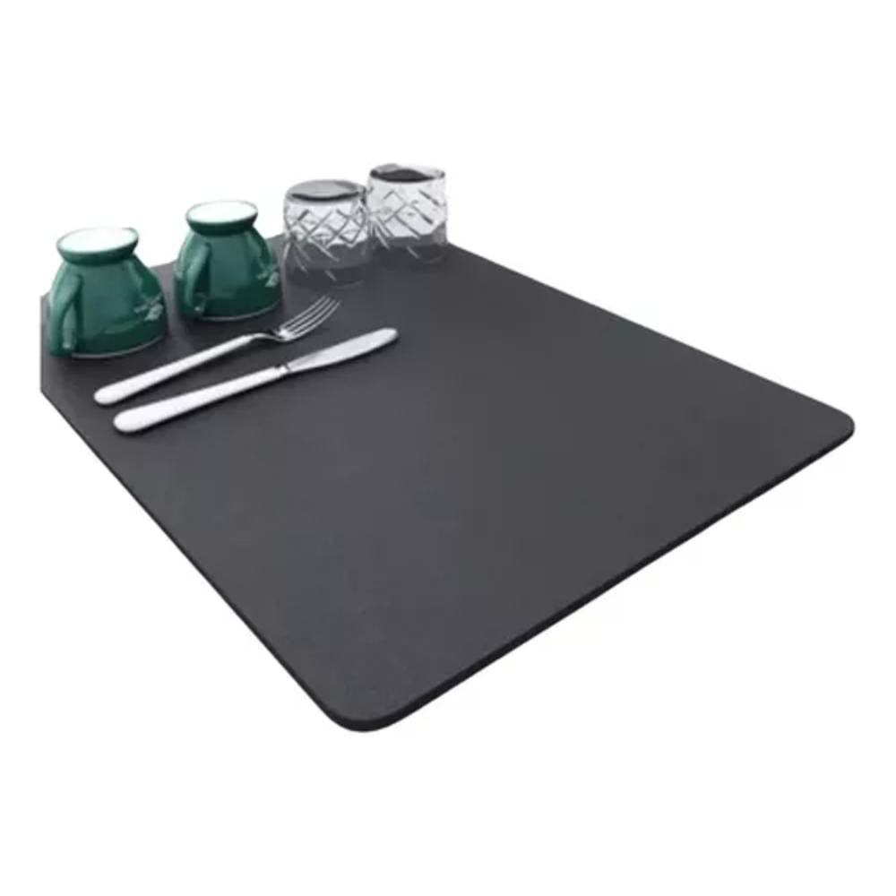 Tapete Absorbente Cocina Color Negro