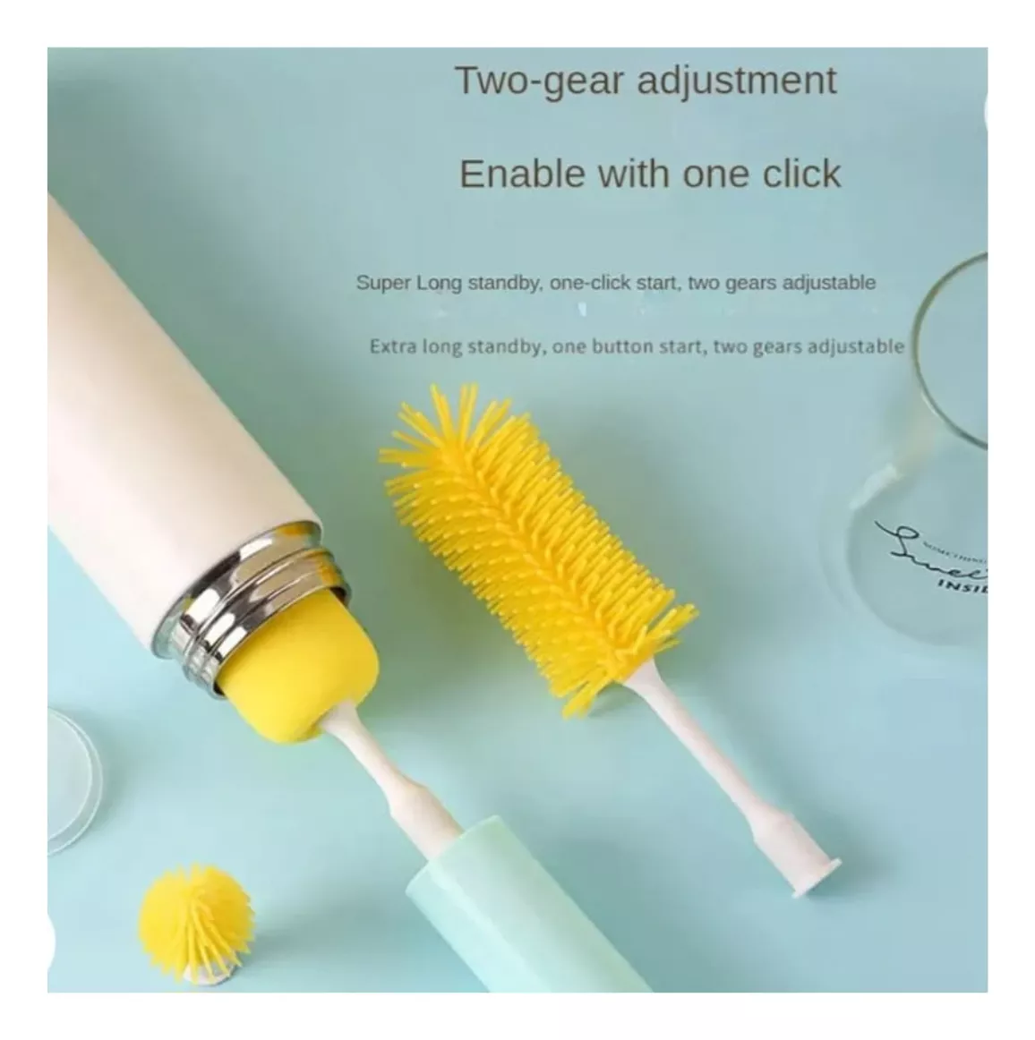 Miniatura 6 de Cepillo Eléctrico Biberón Limpieza Chupo