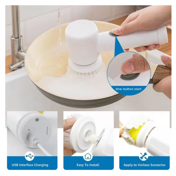 Miniatura 5 de Cepillo Eléctrico Limpieza Magic Brush