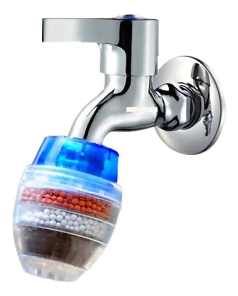 Mini filtro purificador de agua grifo