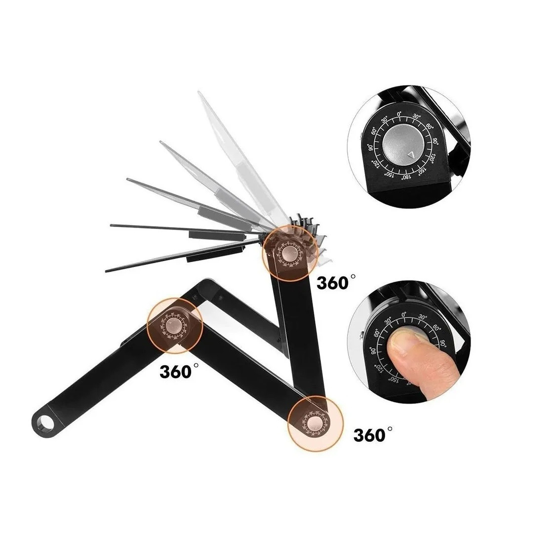 Miniatura 7 de Mesa Multifuncional Graduable Laptop T8