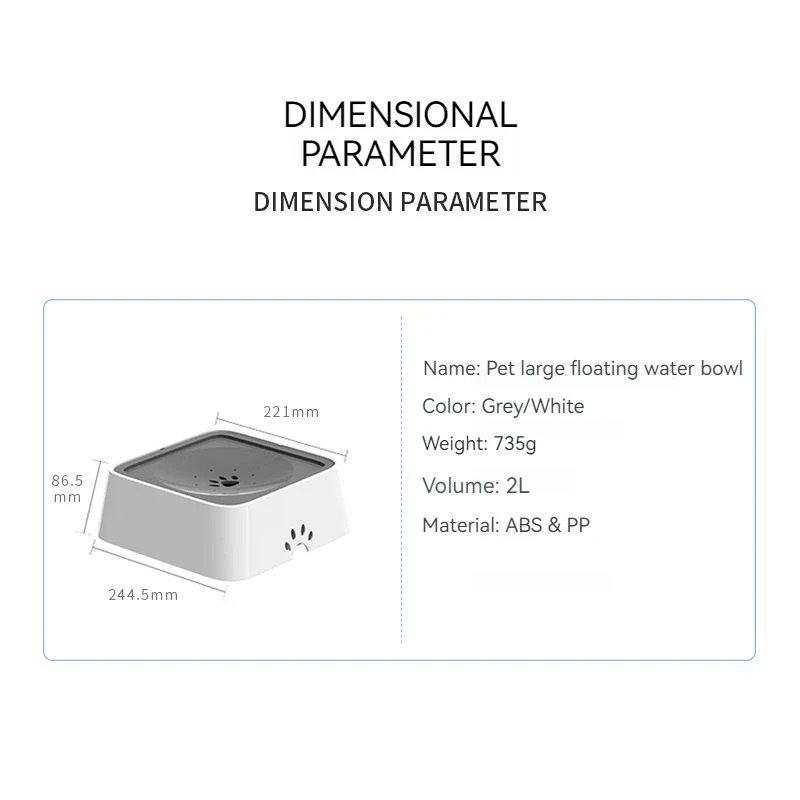Miniatura 6 de Tazon Bebedero Antiderrame CR24003-396