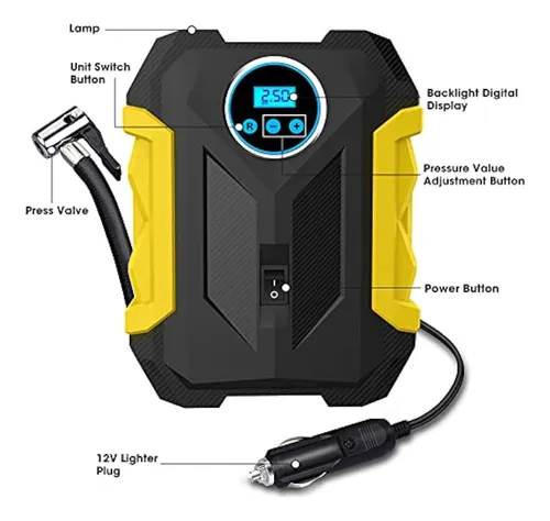 Miniatura 3 de Compresor de aire digita Portátil