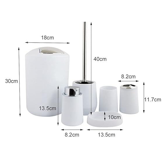 Miniatura 3 de Set Utensilios Accesorios De Baño X6