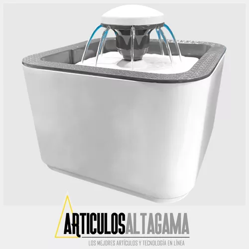 Fuente de Agua Gatos Blanca