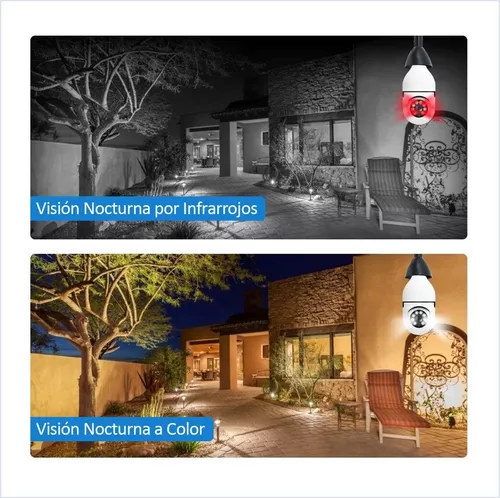 Miniatura 8 de Cámara Tipo Bombillo Base E27 V380