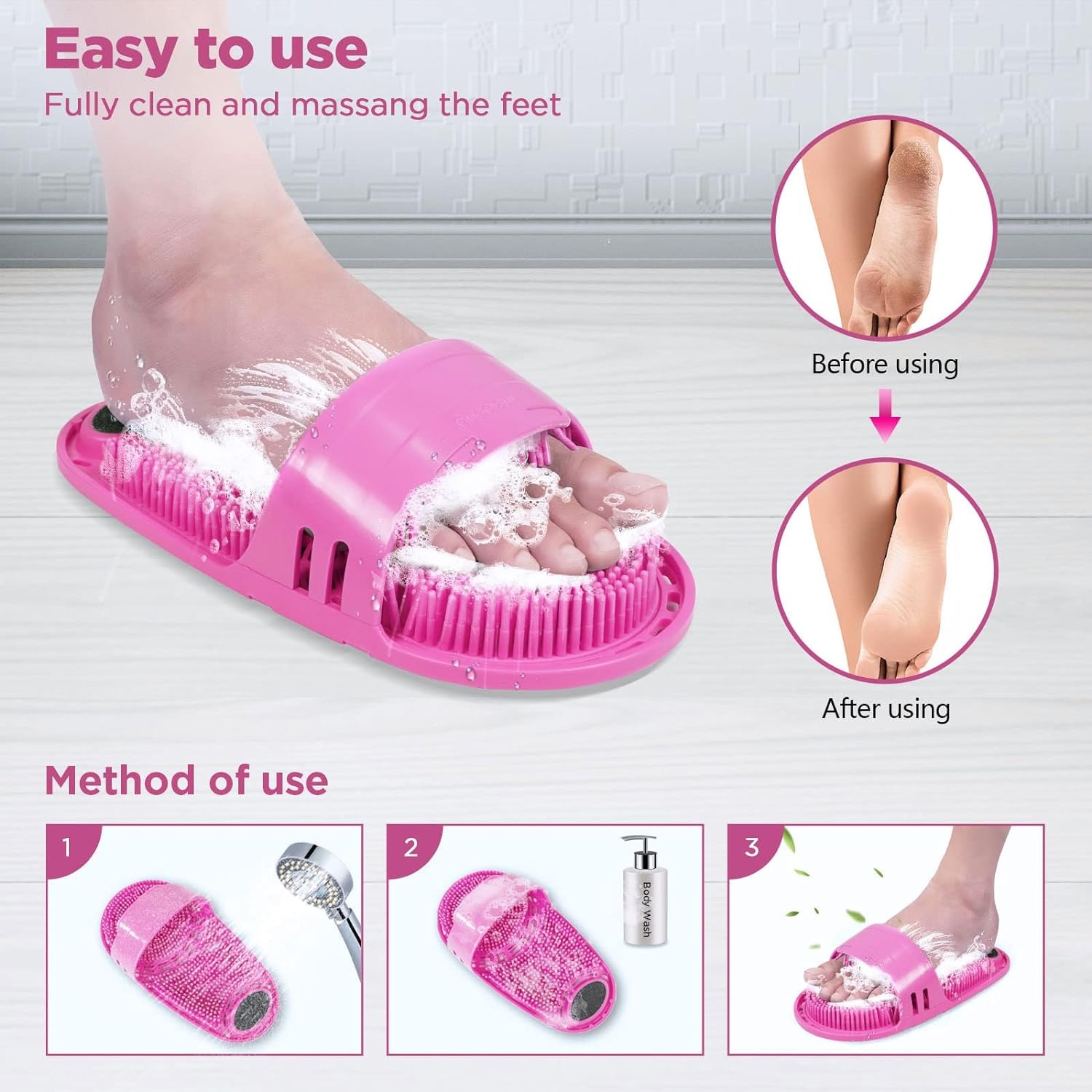 Miniatura 2 de LIMPIADOR DE PIES PARA DUCHA