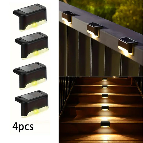 Kit x4 Luces LED Automaticas Solares