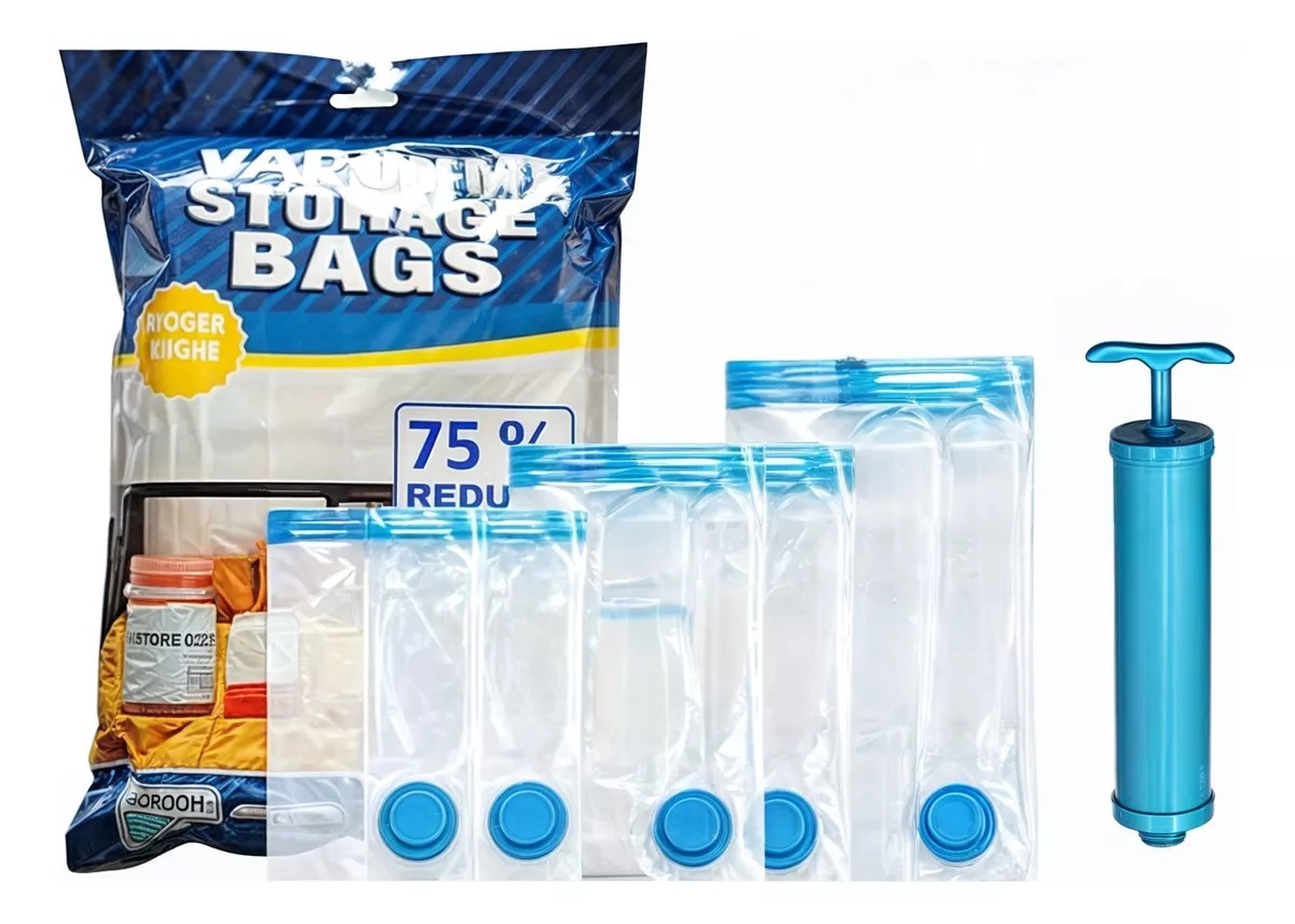 Bolsas Vacío almacenamiento x5 + Bomba