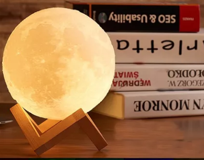Miniatura 2 de Lampara Recargable En Forma De Luna