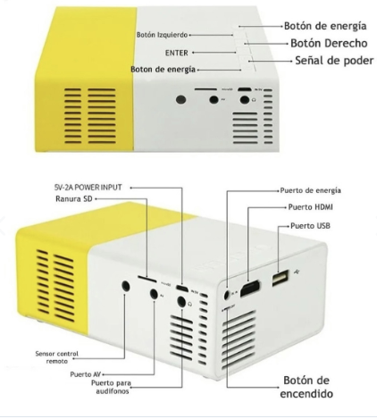 Miniatura 3 de Mini Proyector Led