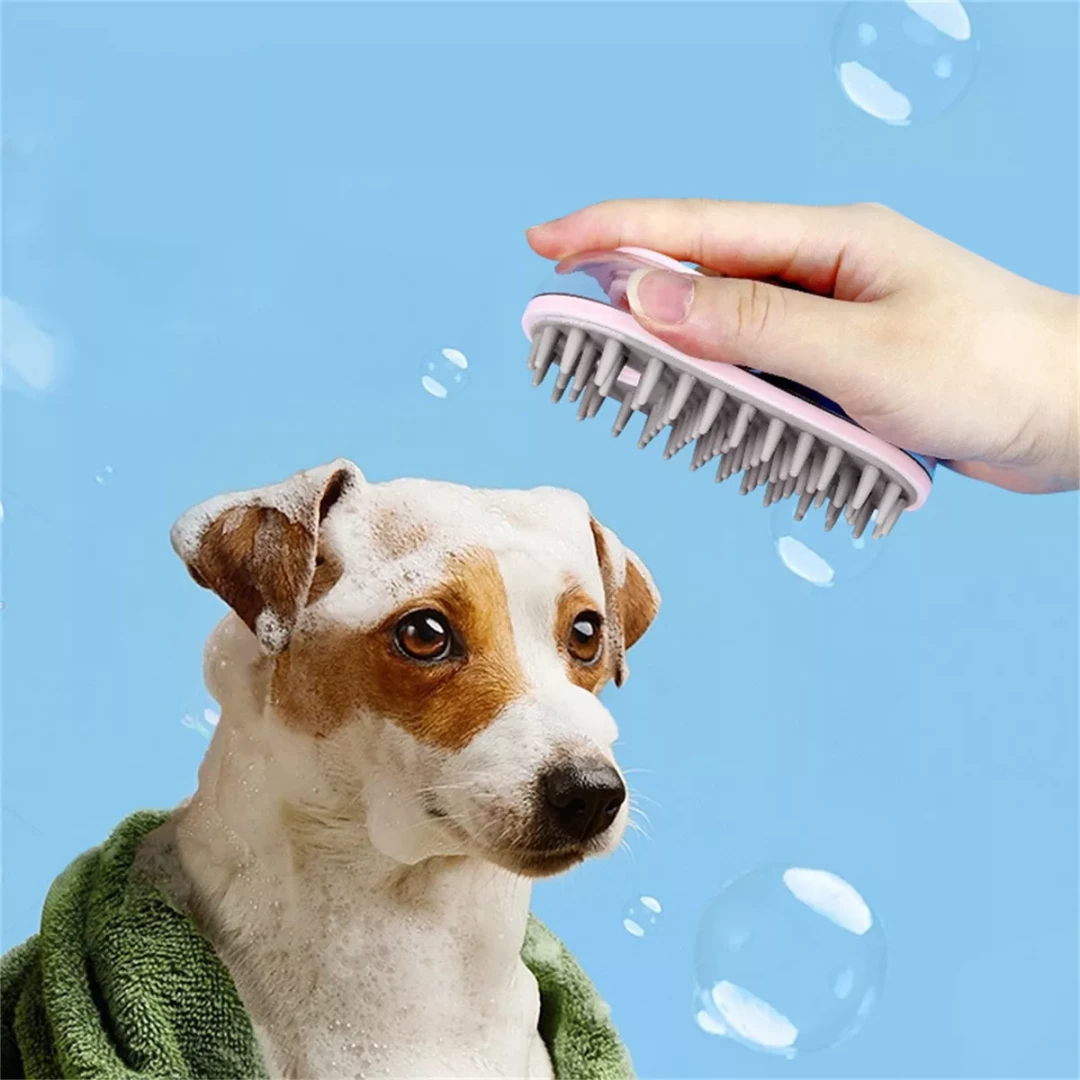 Miniatura 3 de Cepillo Dispensador Champú Mascotas