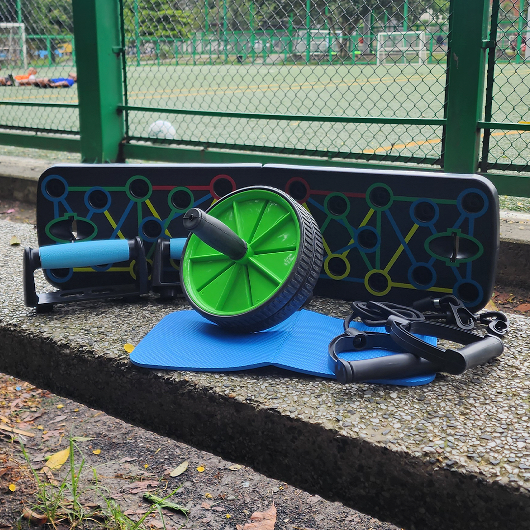 Tabla elásticos + Rueda