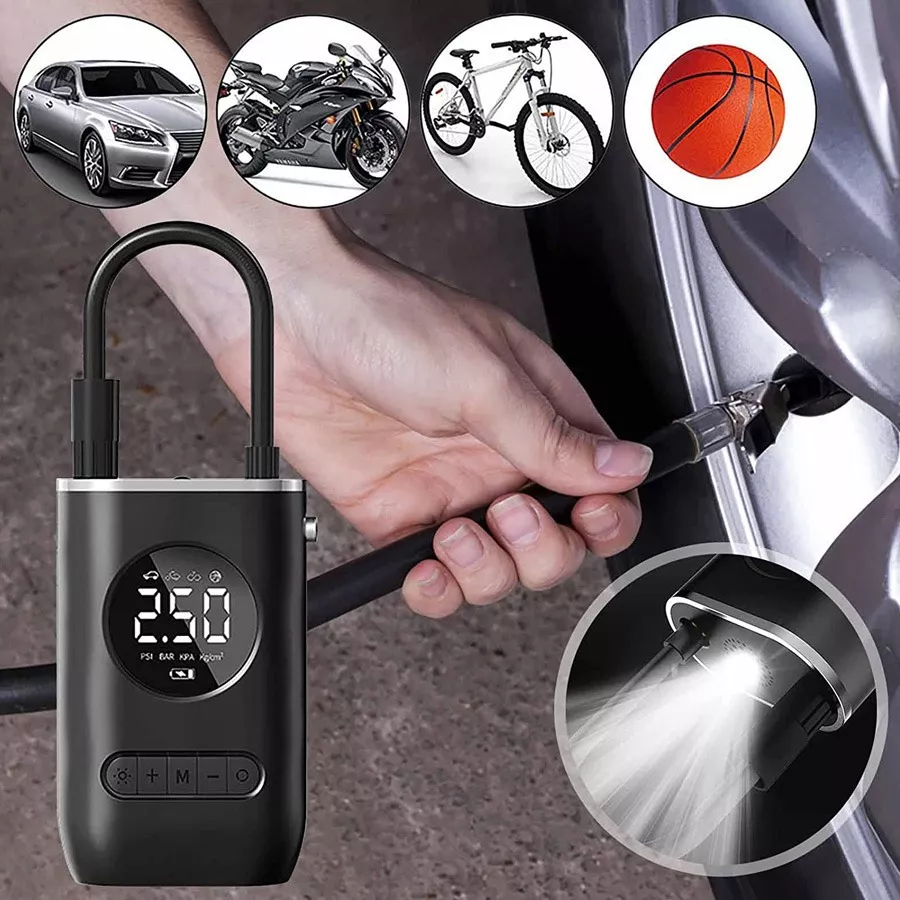 Inflador De Llantas Portable 🌬️ - ¡Siempre listo para la aventura! 4