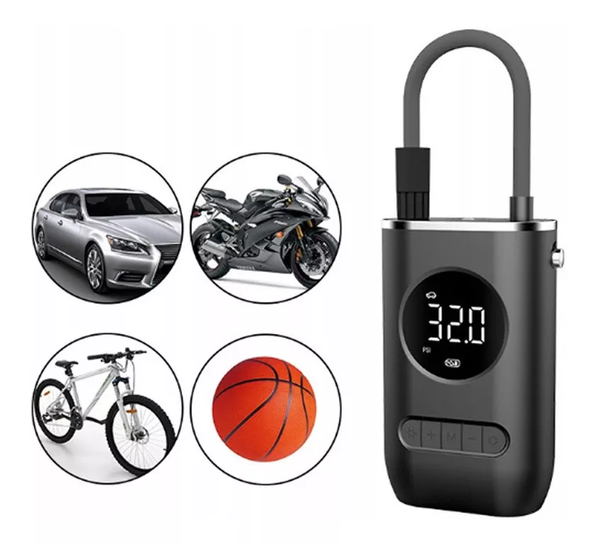Inflador De Llantas Portable 🌬️ - ¡Siempre listo para la aventura!