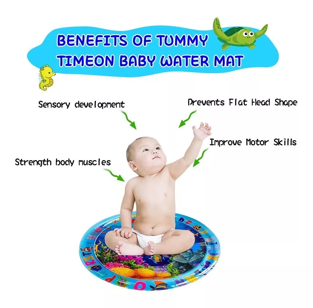 Miniatura 2 de Colchoneta Tapete de Agua Ovalado x 65cm