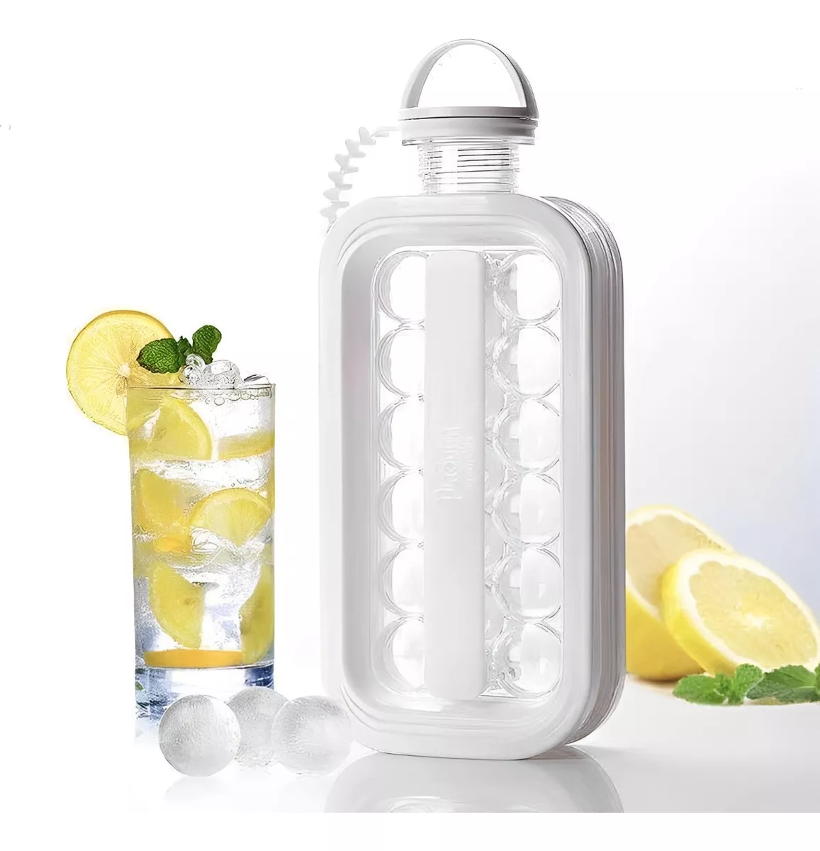 Miniatura 4 de Hielera Molde De Cubos De Hielo Portatil