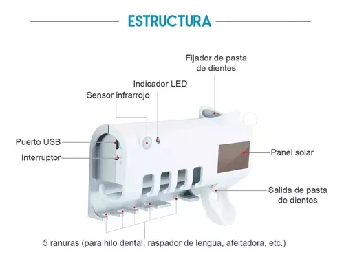 Miniatura 2 de Soporte esterilizador de cepillos