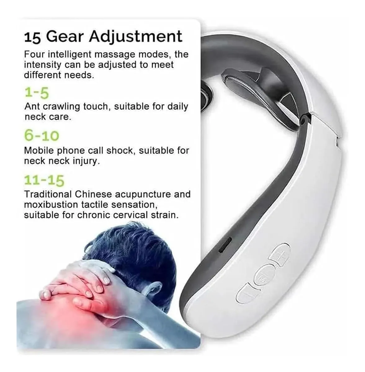 Masajeador de cuello inalámbrico