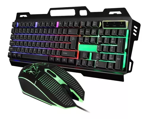 Teclado y Mouse Game Metalicé Cmk 198 ⚡