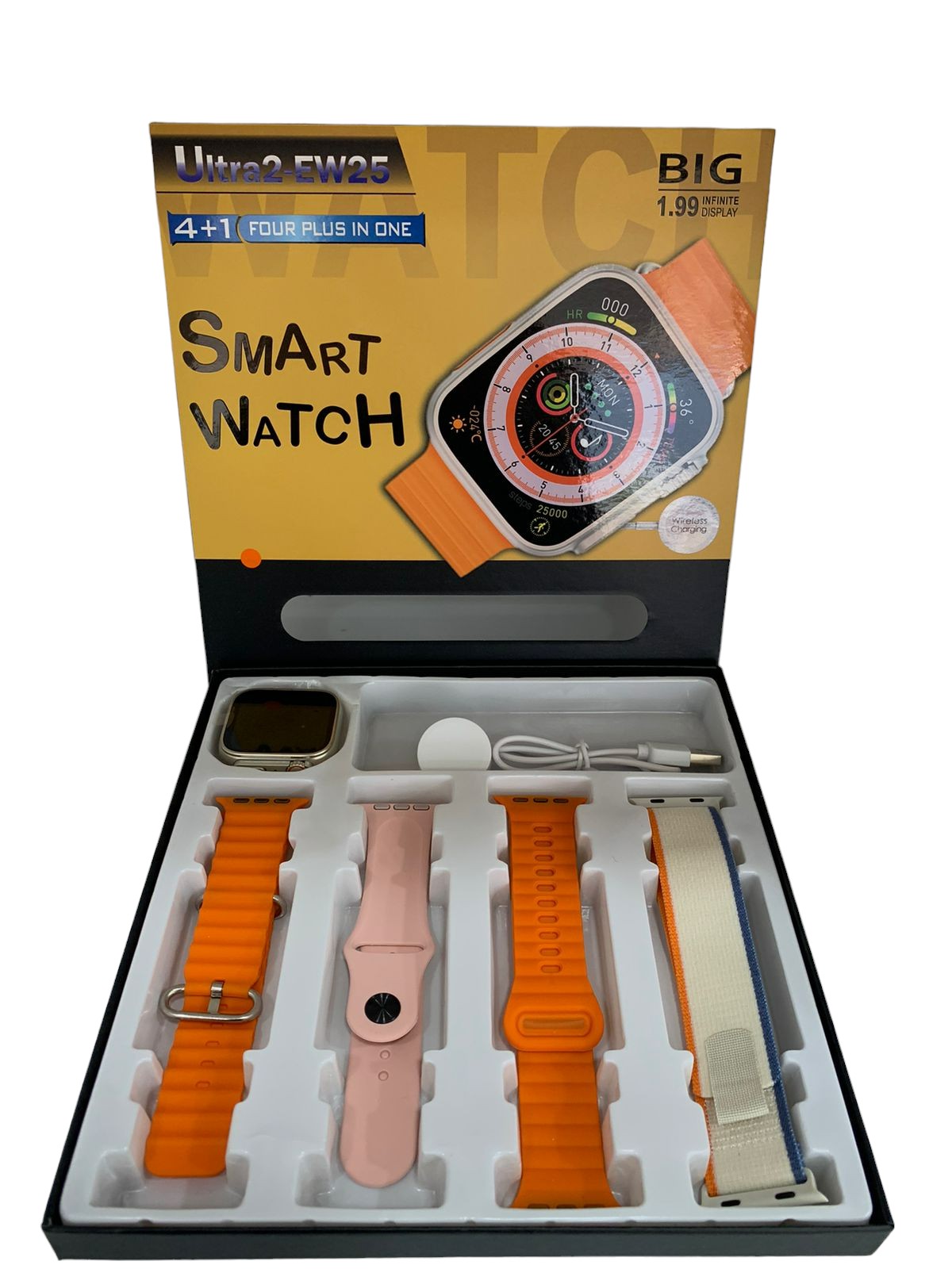 Reloj Inteligent Ultra 4 En 1