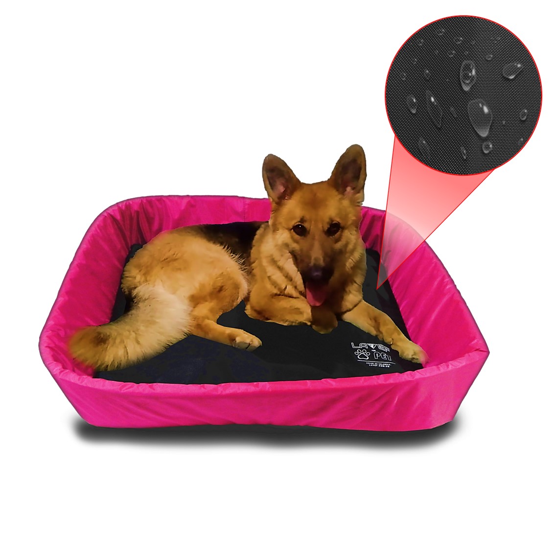Cama para perro Con Borde Antifluido