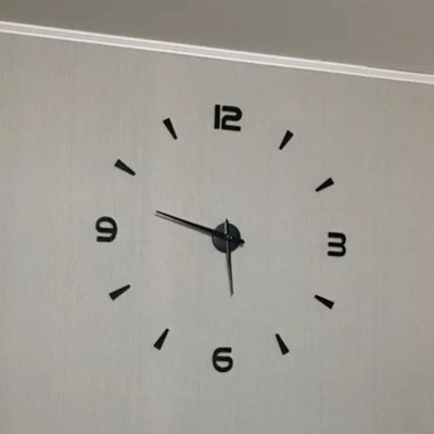 Miniatura 2 de RELOJ 3D GRANDE  100X100CM COLOR NEGRO