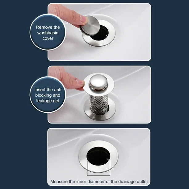 Miniatura 4 de Tapón de Desagüe para Lavado con Filtro