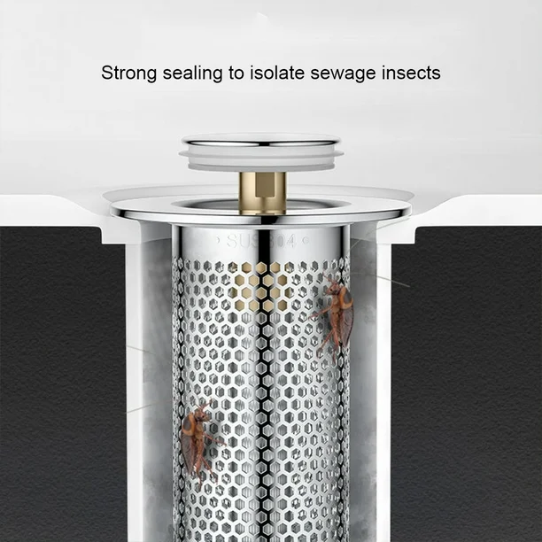 Miniatura 5 de Tapón de Desagüe para Lavado con Filtro