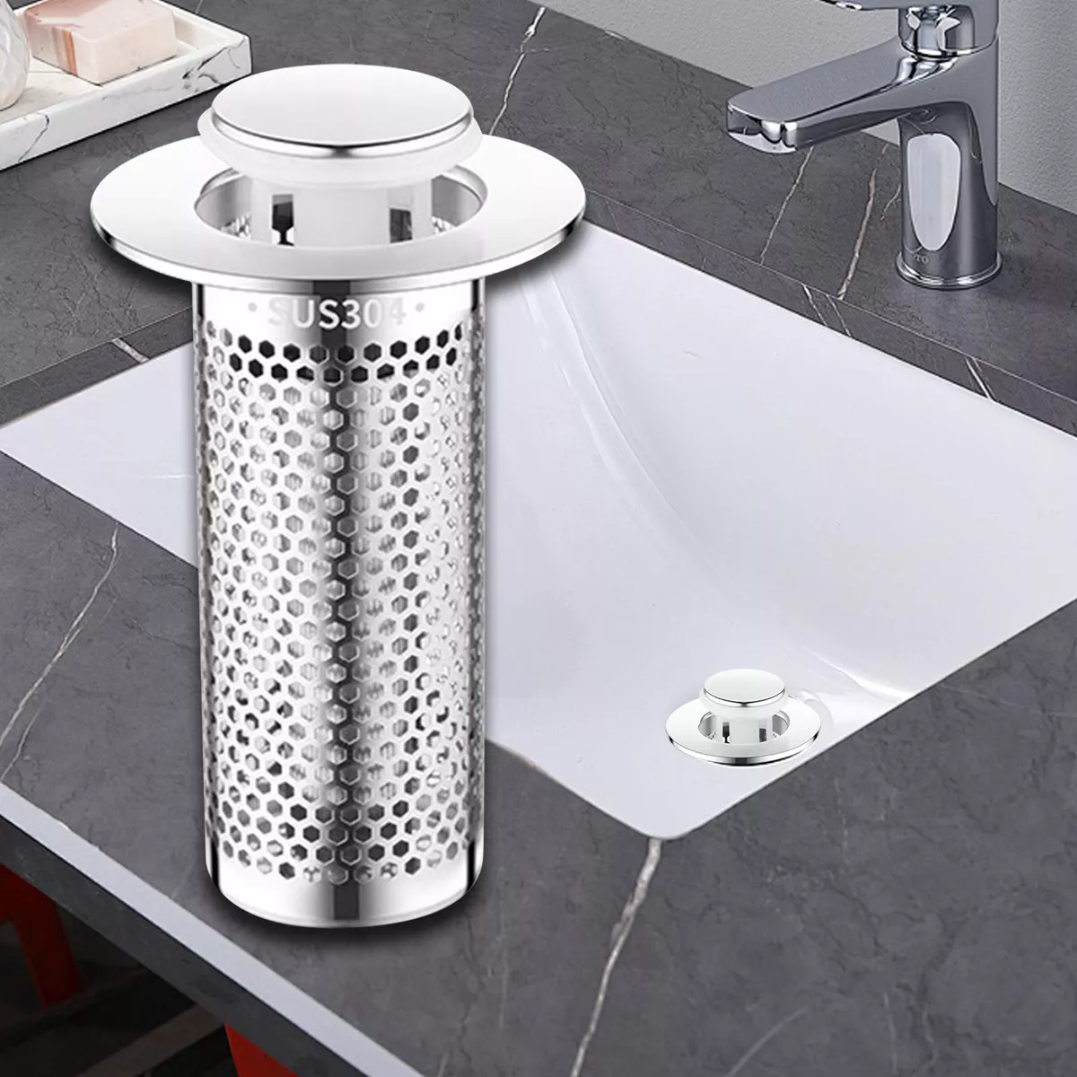 Miniatura 6 de Tapón de Desagüe para Lavado con Filtro