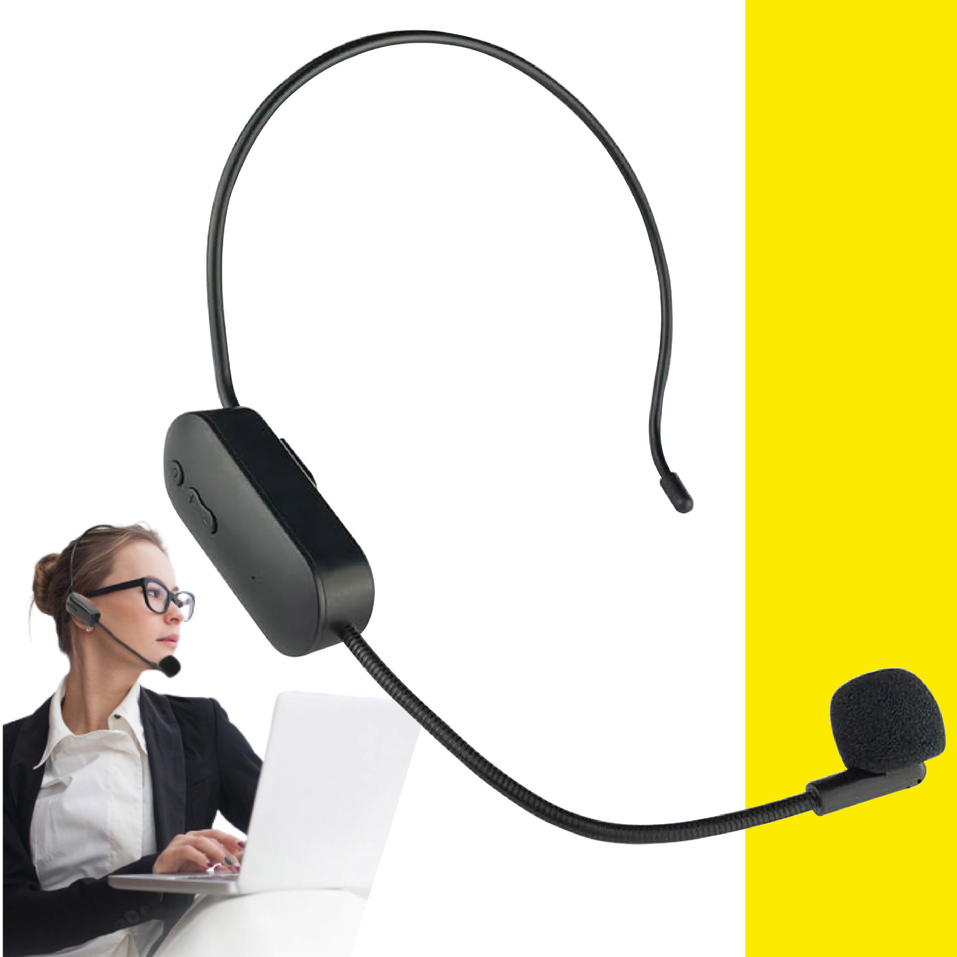 Miniatura 2 de Microfono Diadema Inalambrico Bluetooth