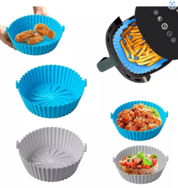 Miniatura 4 de Canastilla Silicona Olla Freidora Air Fr - color: AZUL