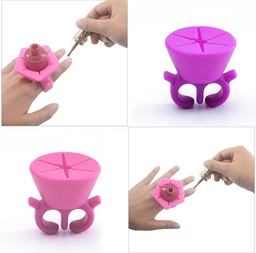 Miniatura 7 de Anillo Soporte Manicure Esmalte