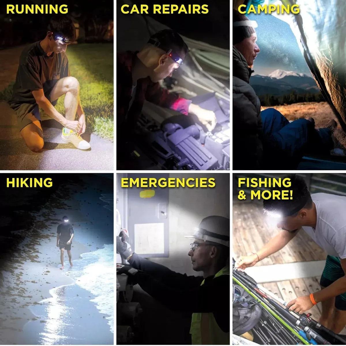 Miniatura 1 de BANDA LINTERNA PARA CABEZA