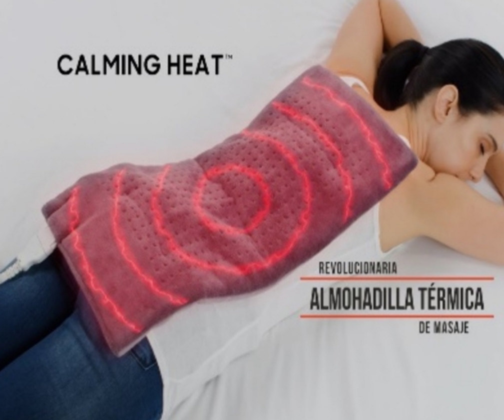 Manta masajeadora térmica eléctrica