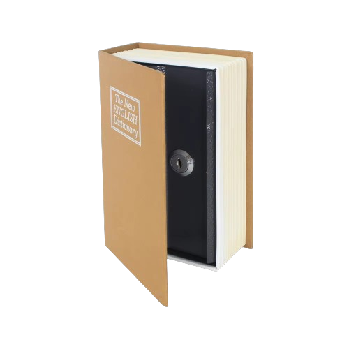 Caja fuerte tipo libro en acero inoxidab