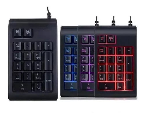 Teclado Numérico Usb Negro computador ⚡
