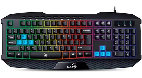 Miniatura 2 de Teclado Retroiluminado Usb Gamer 7 Rgb ⚡