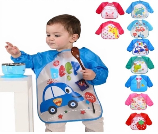 Vista 2 de DELANTAL BABERO IMPERMEABLE - COLOR: VERDE