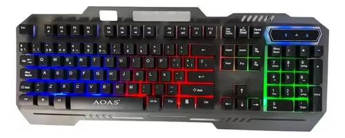 Teclado Español Alámbrico Gamer Luz ⚡