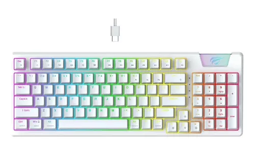 Teclado Semi-mecánico Luz Rgb Gamer  ⚡