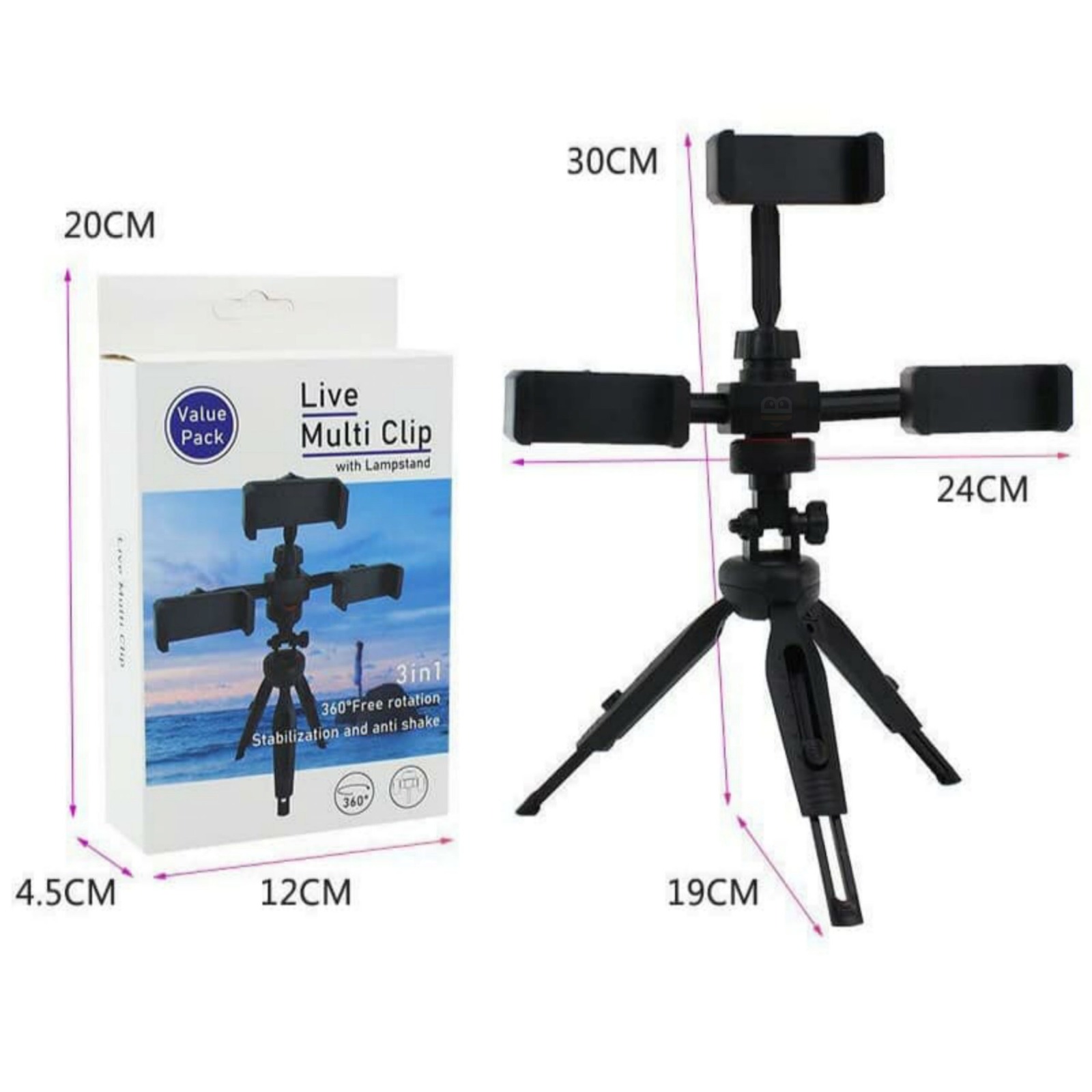 Miniatura 3 de TRIPODE MULTIFUNCIONAL 3 EN 1