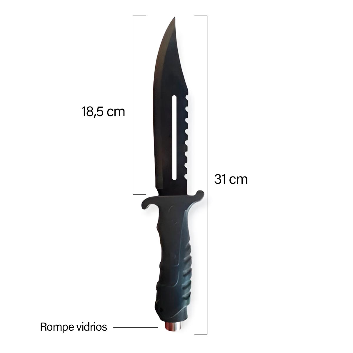 Cuchillo Rambo Tactico Camping RMB01