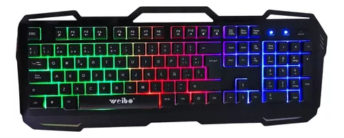 Teclado Gamer Iluminación Rgb Membrana ⚡