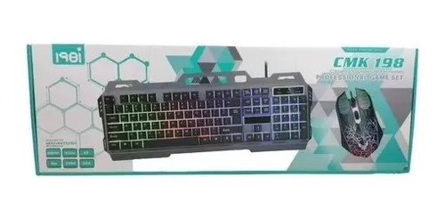 Mouse y Teclado Gamer Alámbrico ⚡