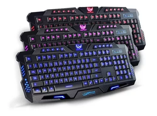 Miniatura 2 de Teclado Gamer Usb Alambrico Iluminacion