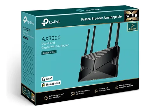 Tp-link, Router Gigabit Wifi 6 Dual