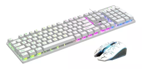 Teclado Español Mouse Gamer Luces⚡